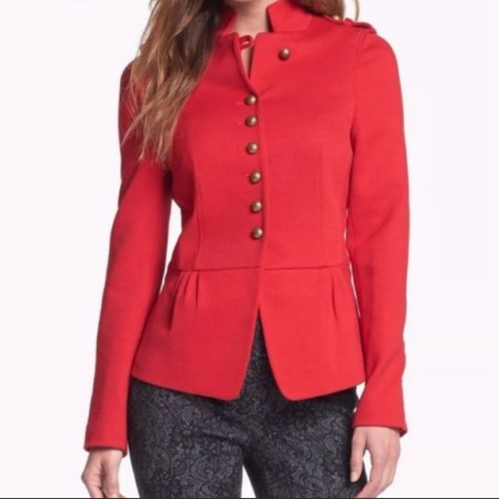 Vince Camuto Military Peplum Jacket
